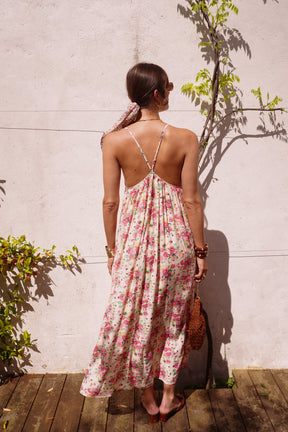 Vestido Rosa Floral