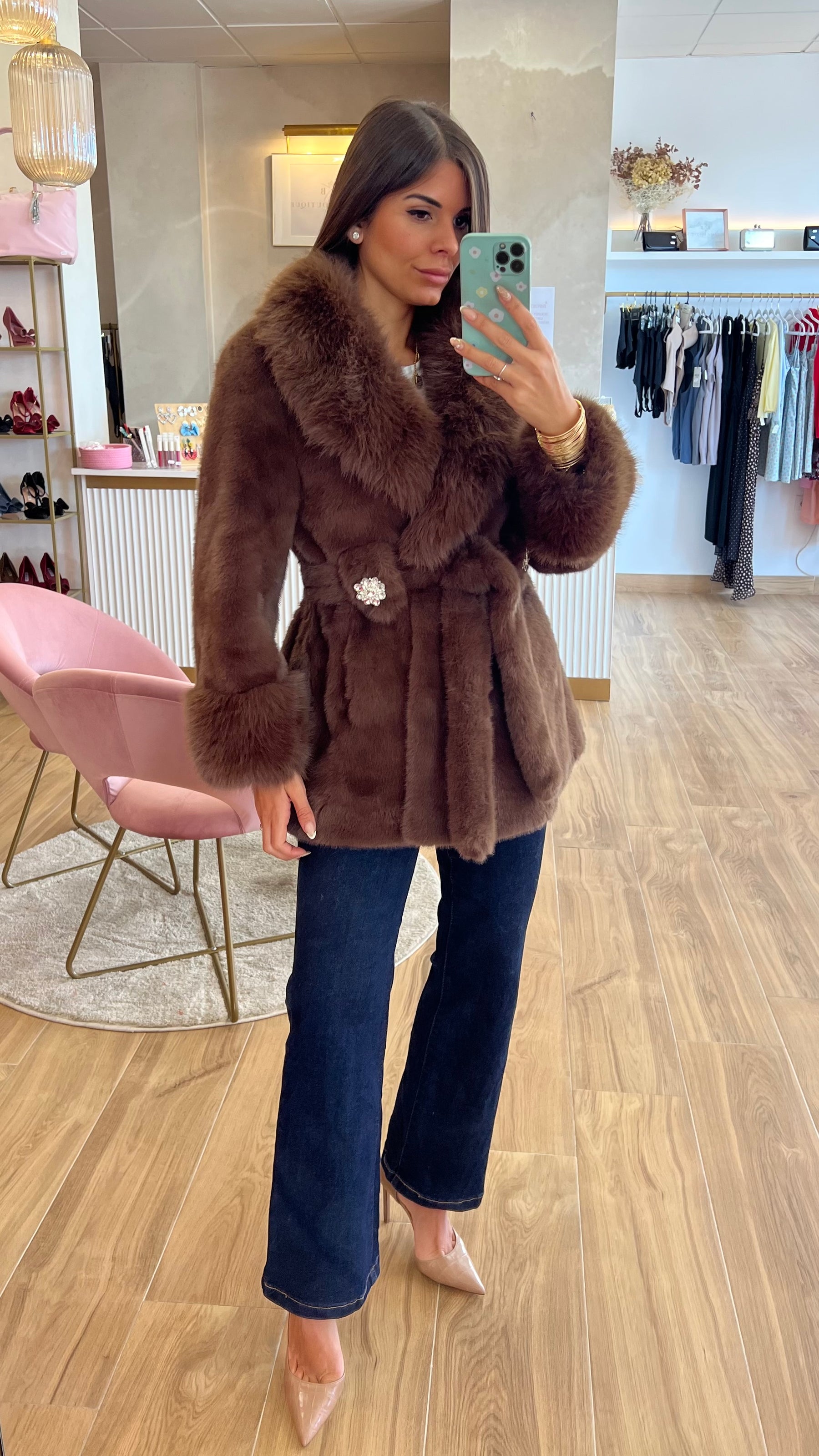 *Preventa* Abrigo Francia Café