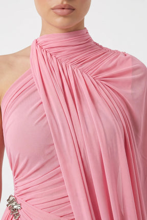 Vestido Draped Rosa