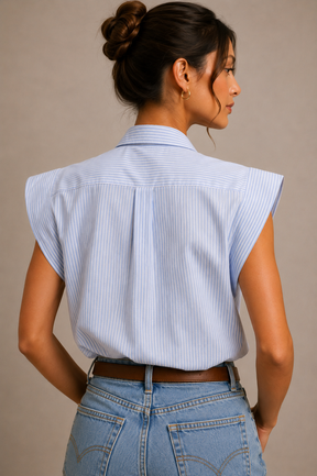 Camisa Azul Rayas