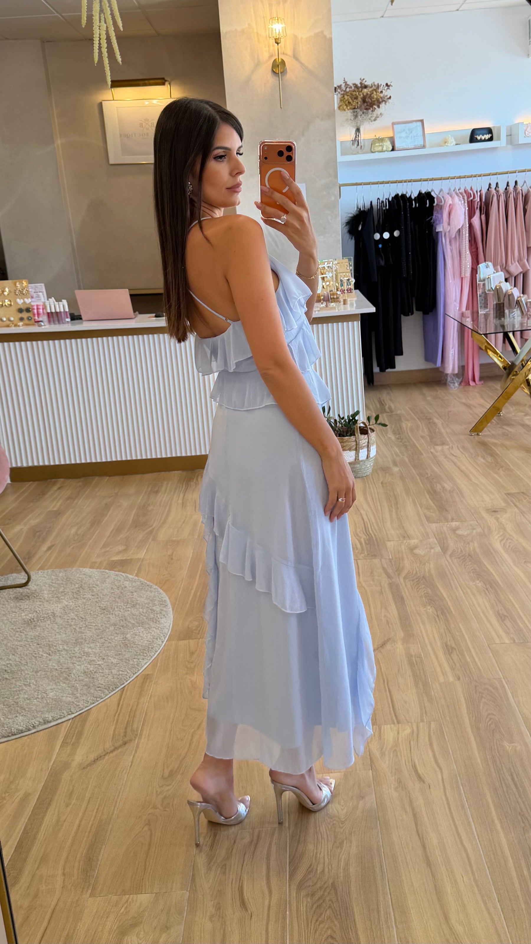 Vestido Delia Celeste