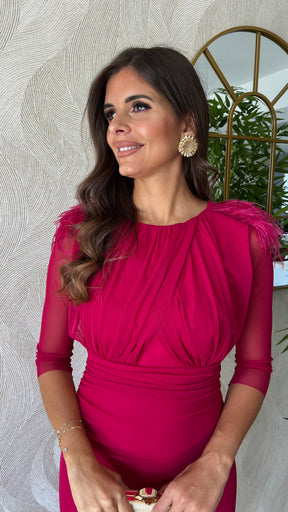 Vestido Leonor Cereza “Made in Spain”