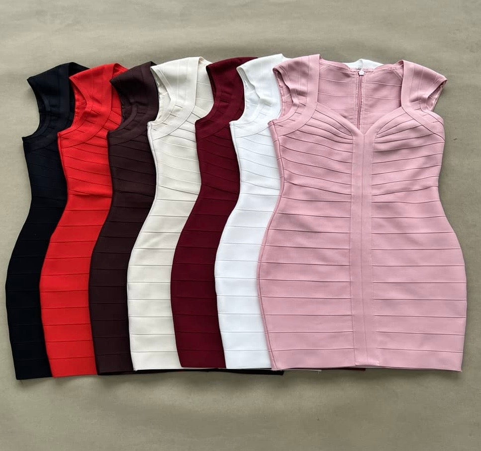 Vestido Bandage Julia Rosa