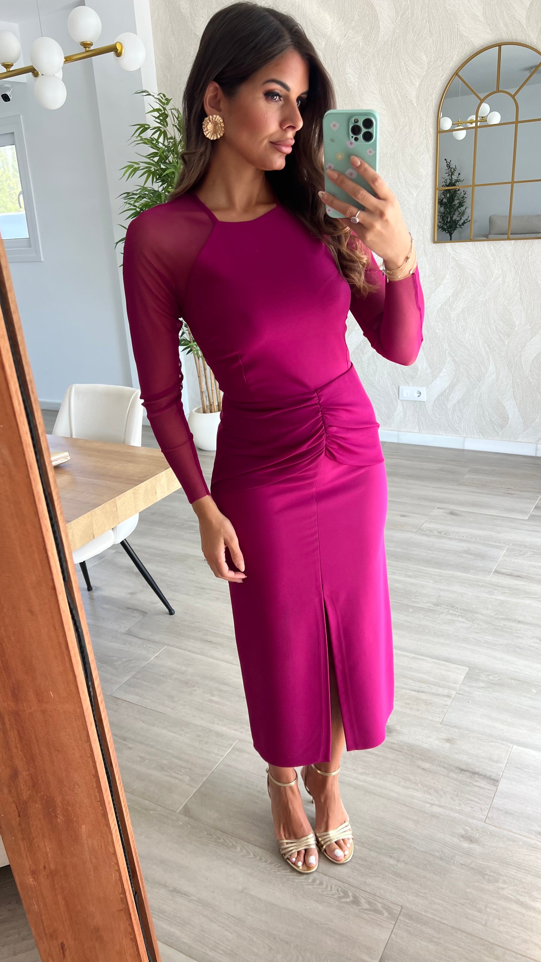 Vestido Aura Buganvilla “Made in Spain”