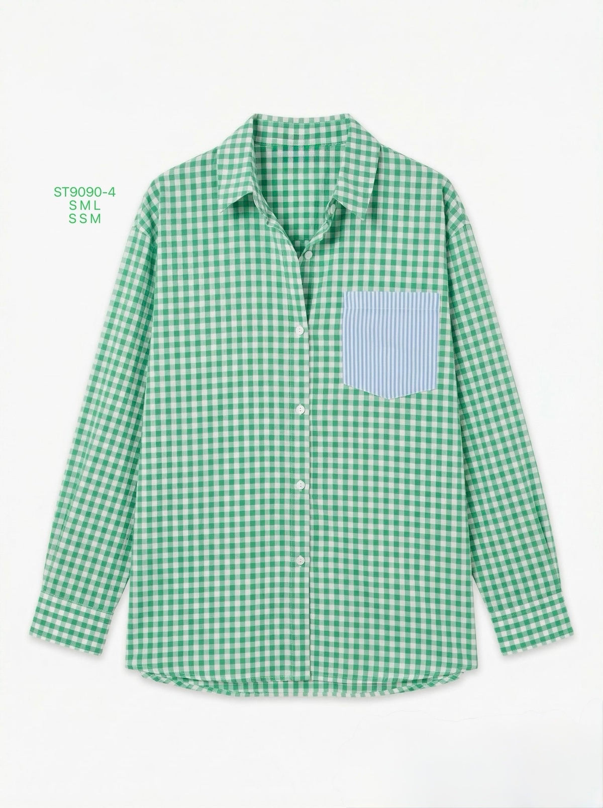 Camisa Bolsillo Verde