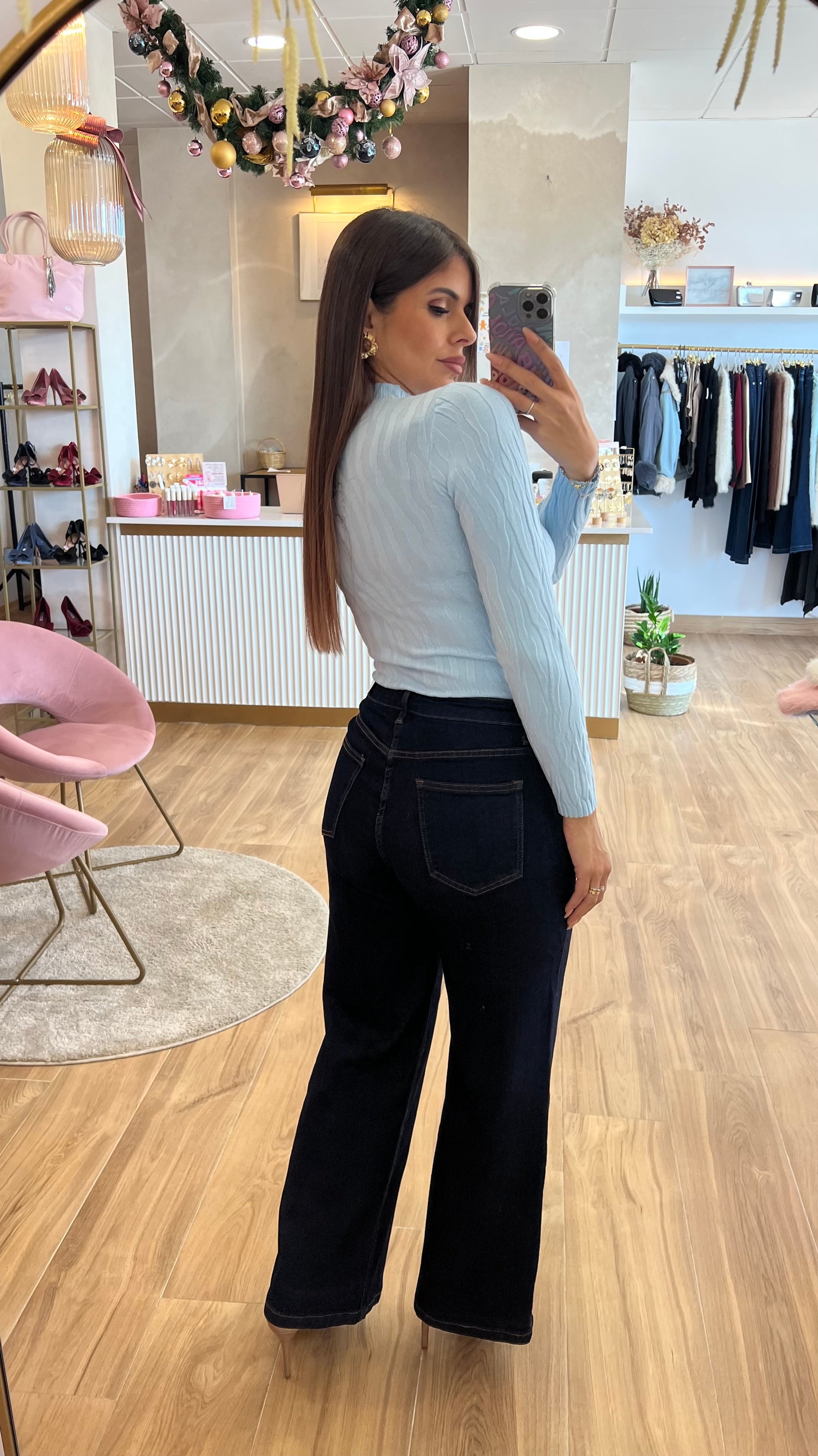 Jersey Perkins Brillito Celeste