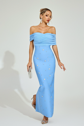 Vestido Bandage Luna Celeste