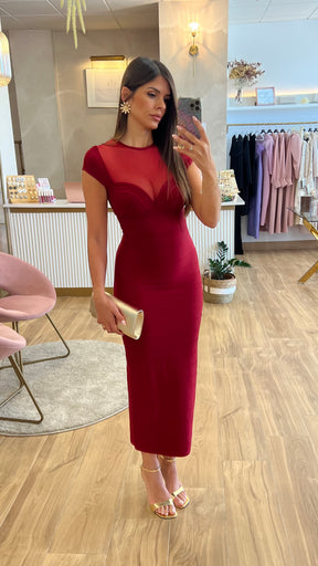 Vestido Bandage Charlotte Rojo