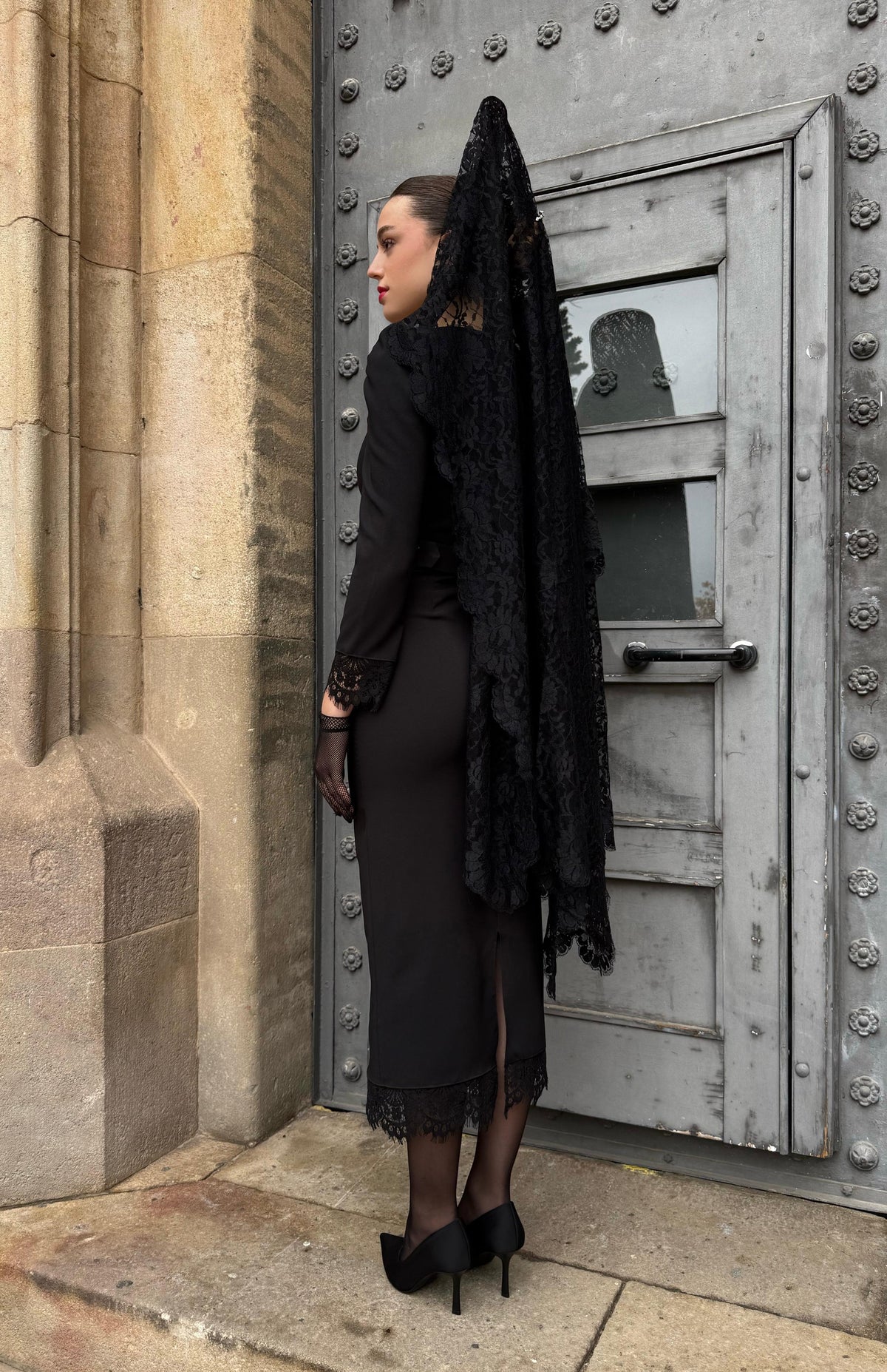 Vestido Rosario Negro Mantilla “Made in Spain”