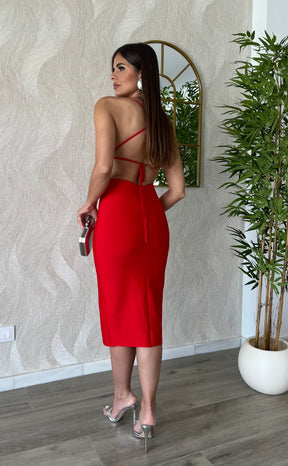 Vestido Bandage Triana Rojo