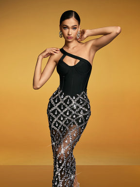 Vestido Bandage París Cristal