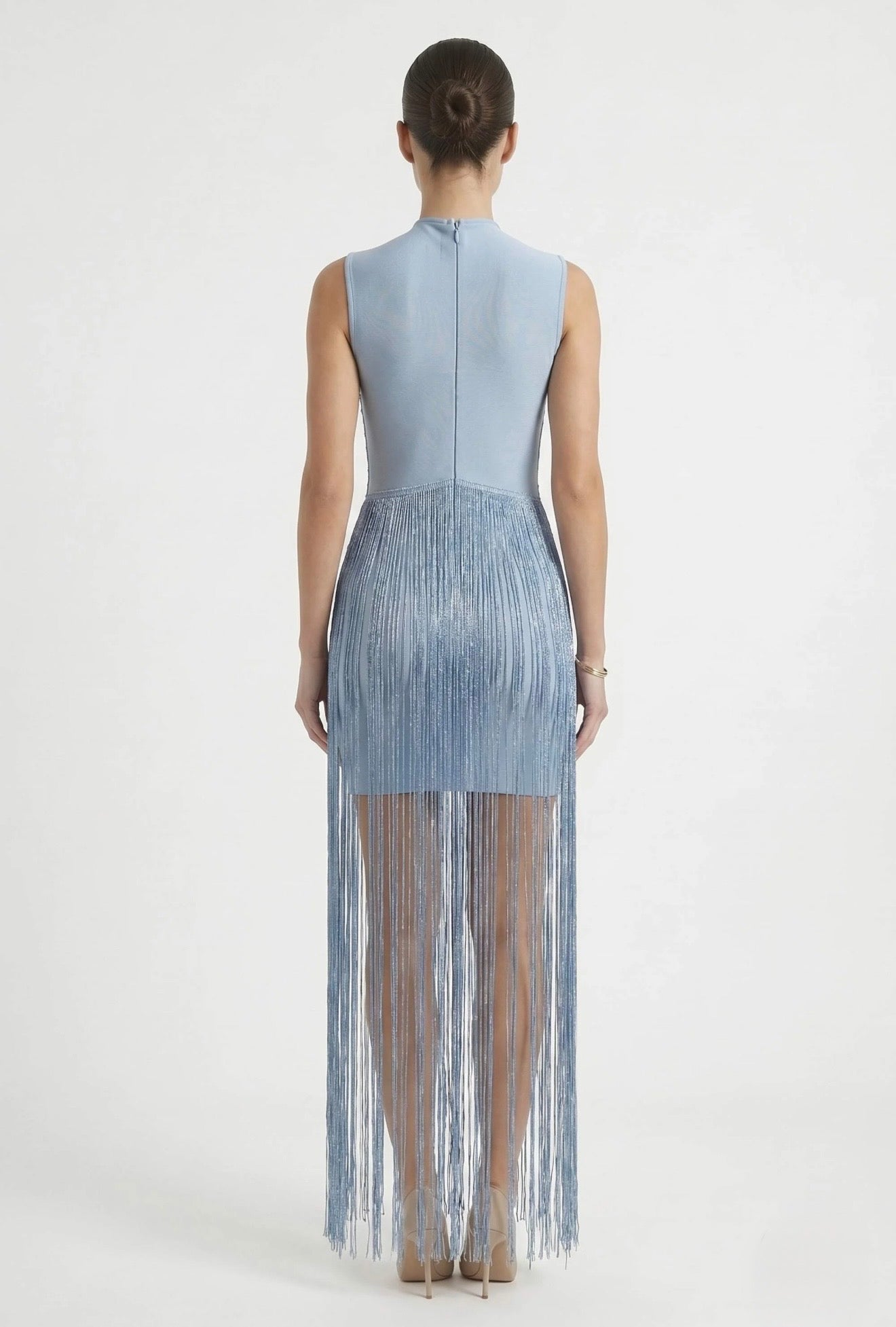Vestido Bandage Natalia Celeste (PREVENTA - 15 Días Aprox)