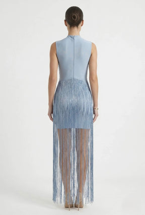 Vestido Bandage Natalia Celeste (PREVENTA - 15 Días Aprox)