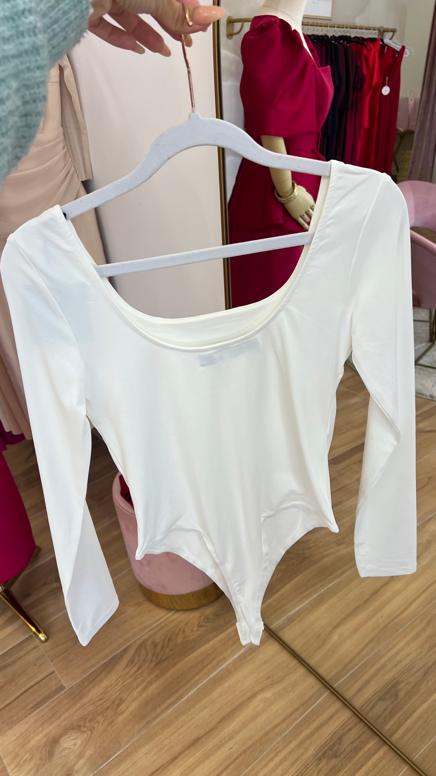 Body Básico Manga Larga Blanco