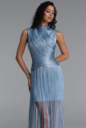 Vestido Bandage Natalia Celeste (PREVENTA - 15 Días Aprox)