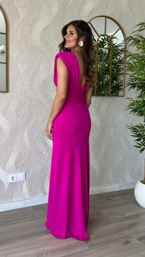Vestido María Fucsia “Made in Spain”