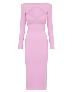 Vestido Bandage Barbie Rosa