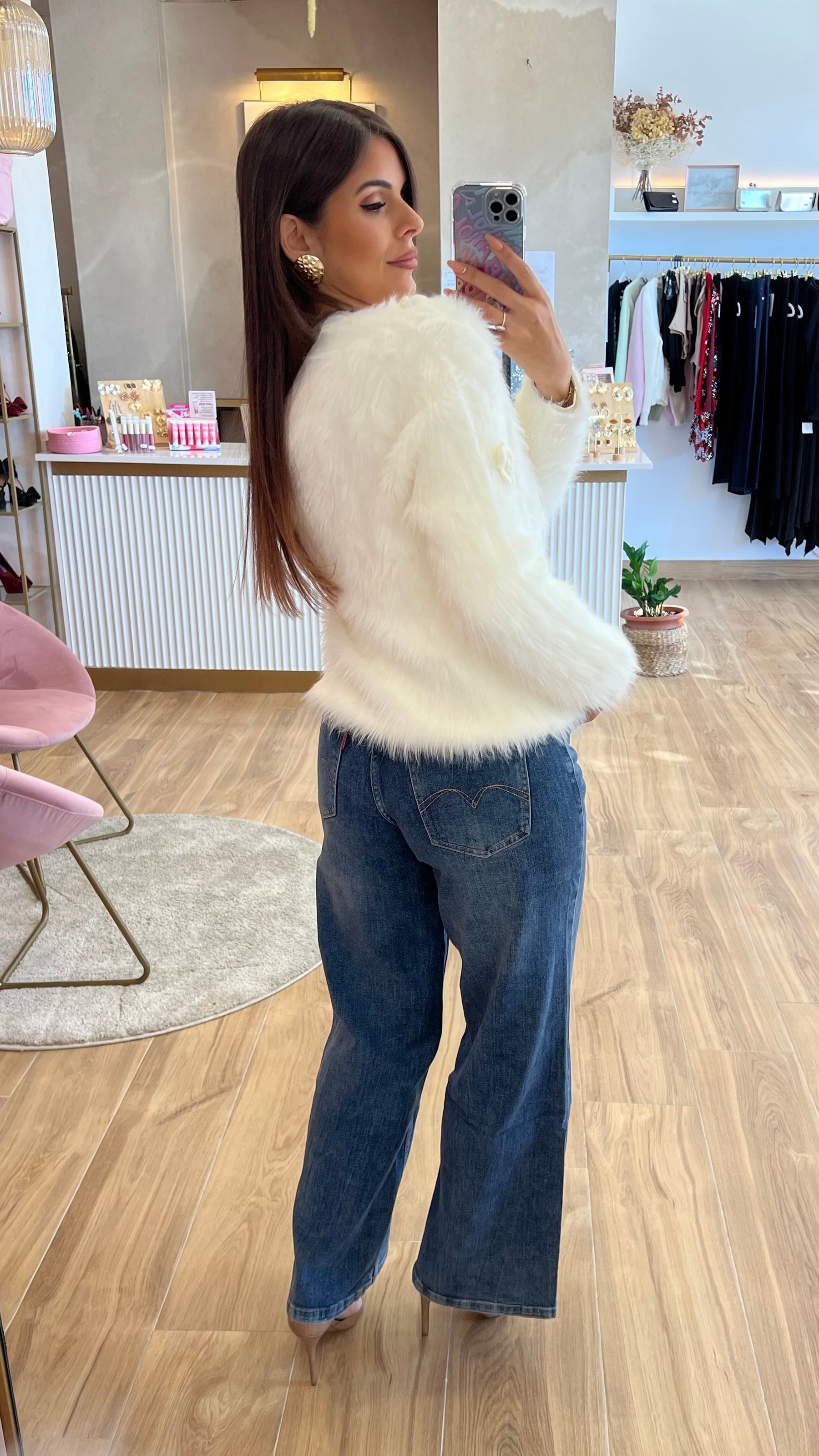 Rebeca Flores Blanca Premium