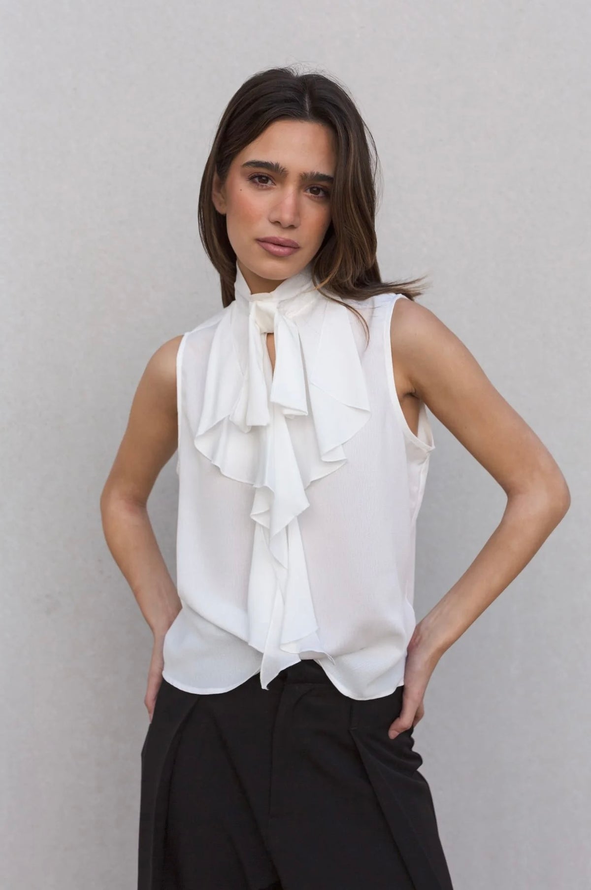 Blusa Volantes Lazada