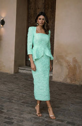 Vestido Rose Verde Agua “Made in Spain”