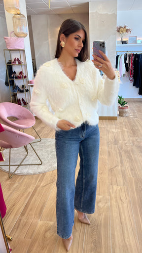 Rebeca Flores Blanca Premium