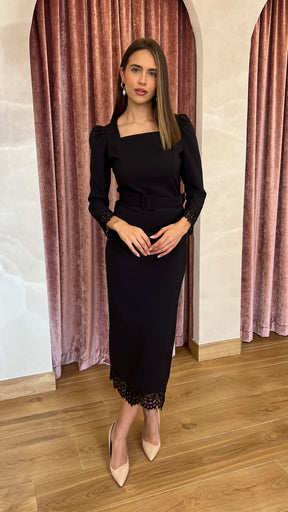 Vestido Rosario Negro Mantilla “Made in Spain”