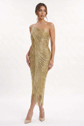 Vestido Bandage Gold (PREVENTA - 15 Días Aprox)