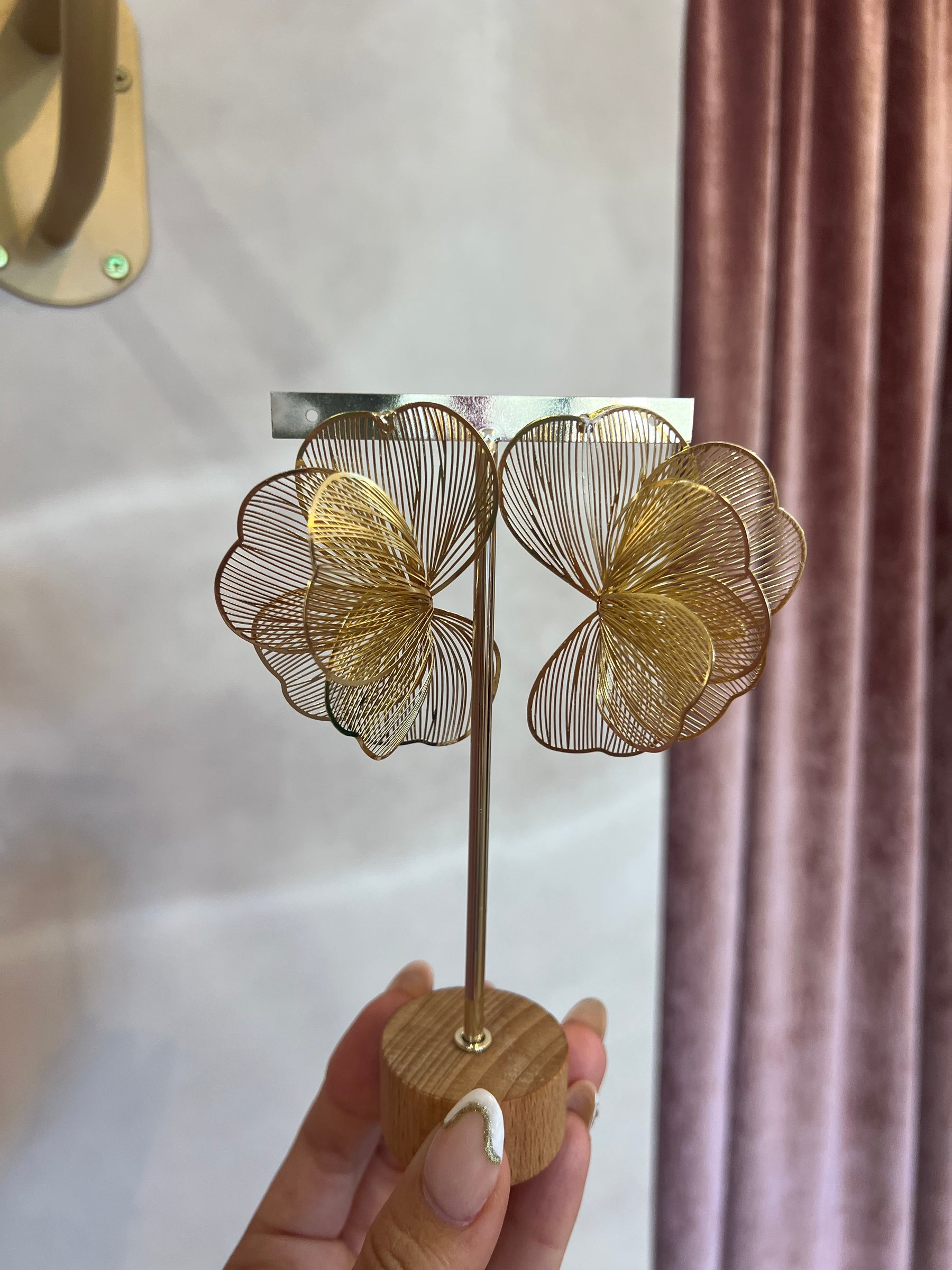 Pendientes Flor Calada