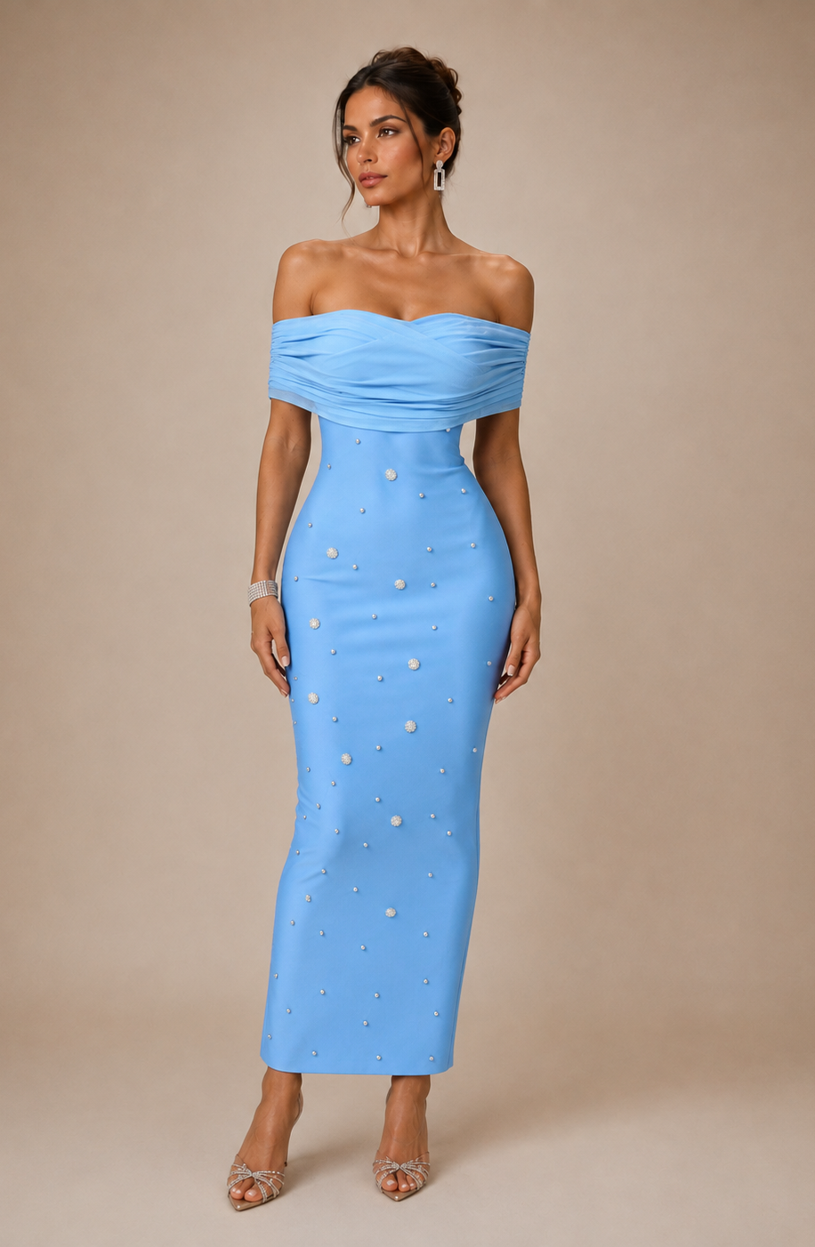 Vestido Bandage Luna Celeste