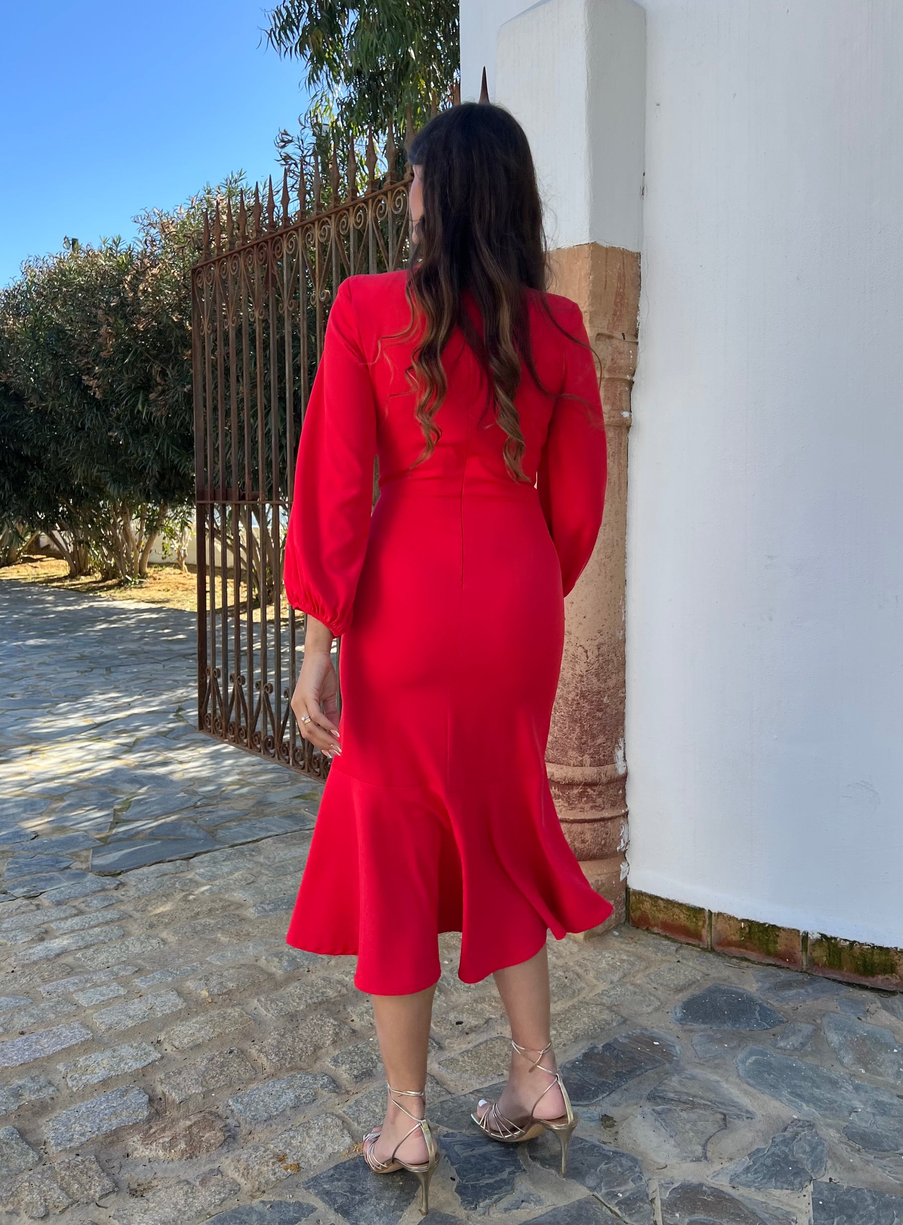 Vestido Sarah Rojo “Made in Spain”