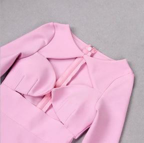 Vestido Bandage Barbie Rosa