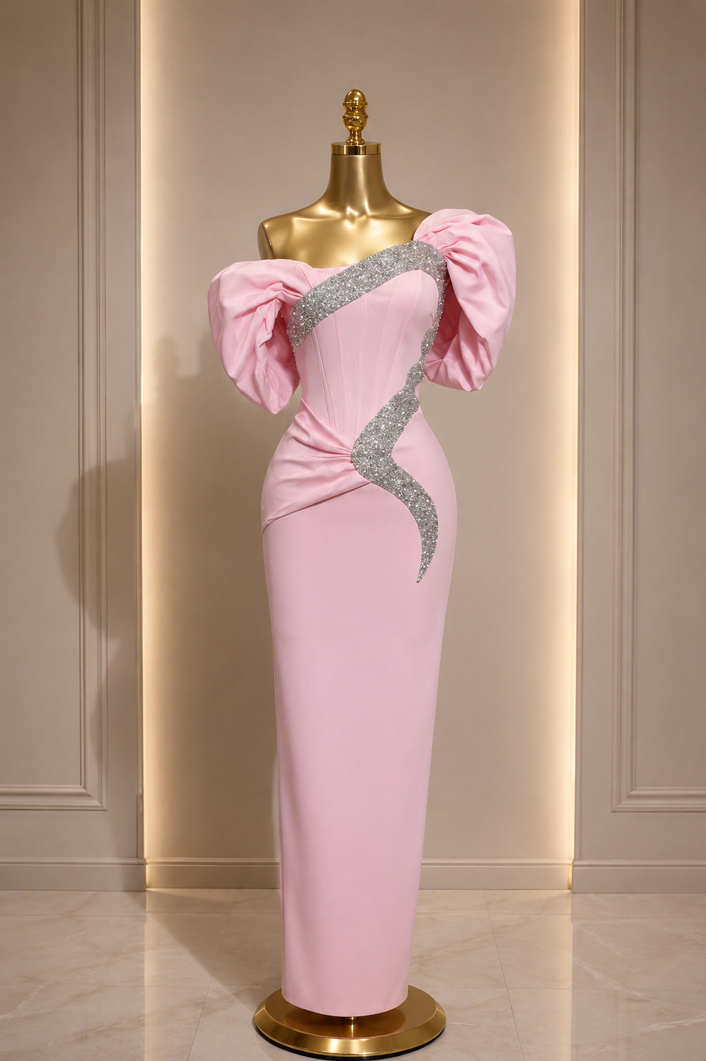 Vestido Bandage Scarlet Rosa