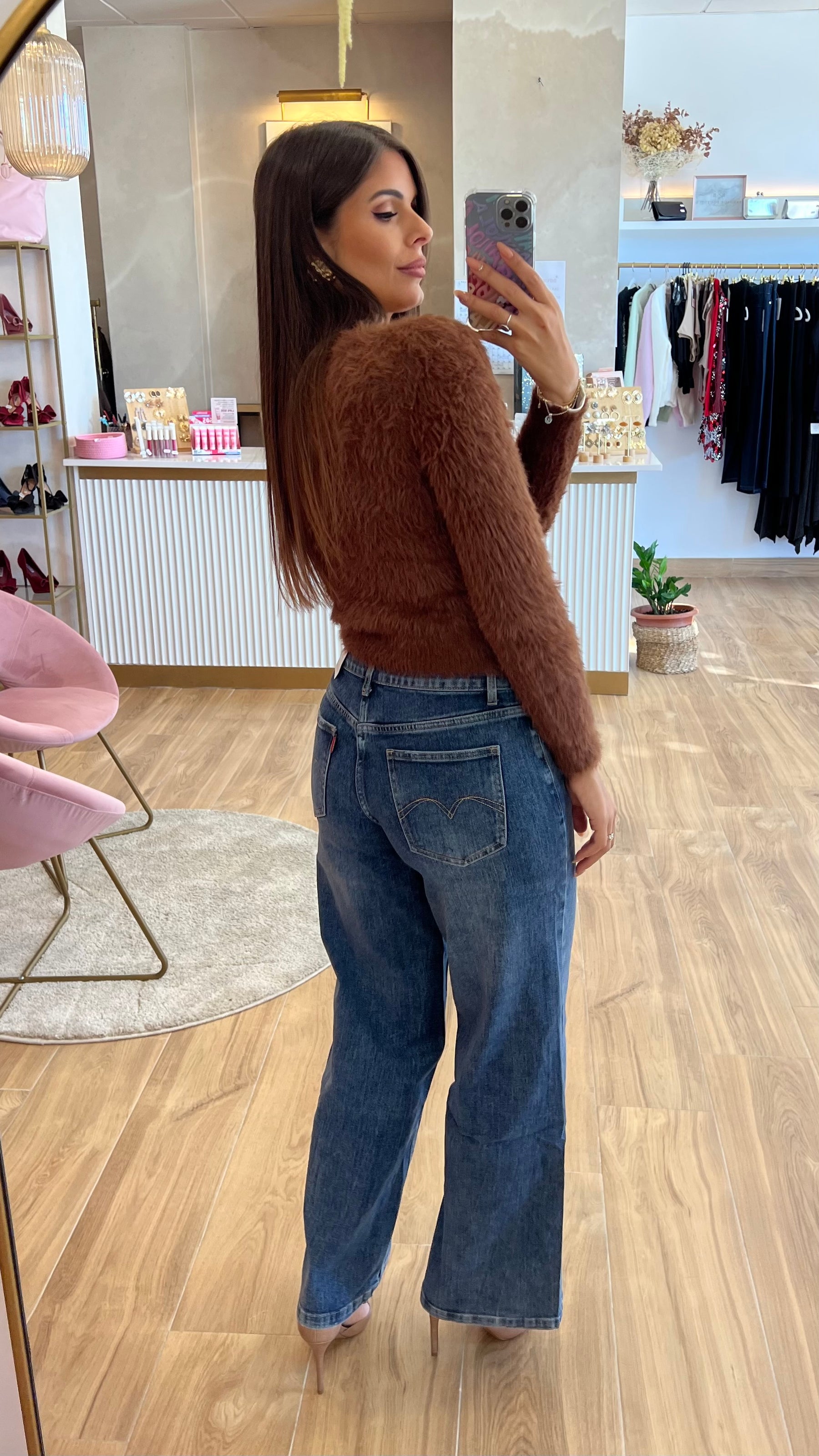 Rebeca Básica Pelito Marrón