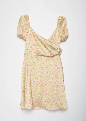 Vestido Amarillo Flores