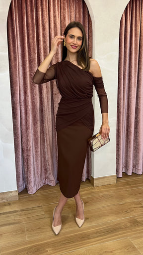 Vestido Soleil Marrón Chocolate “Made in Spain”