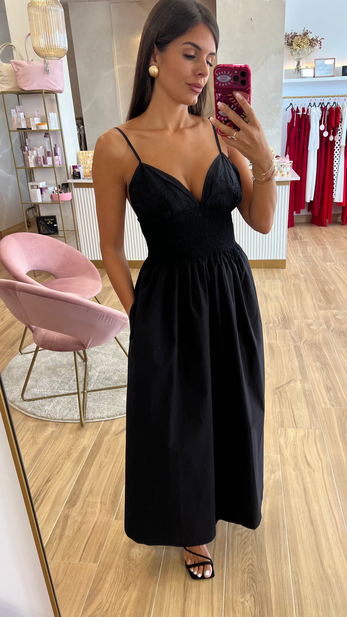 Vestido Midi Bordado