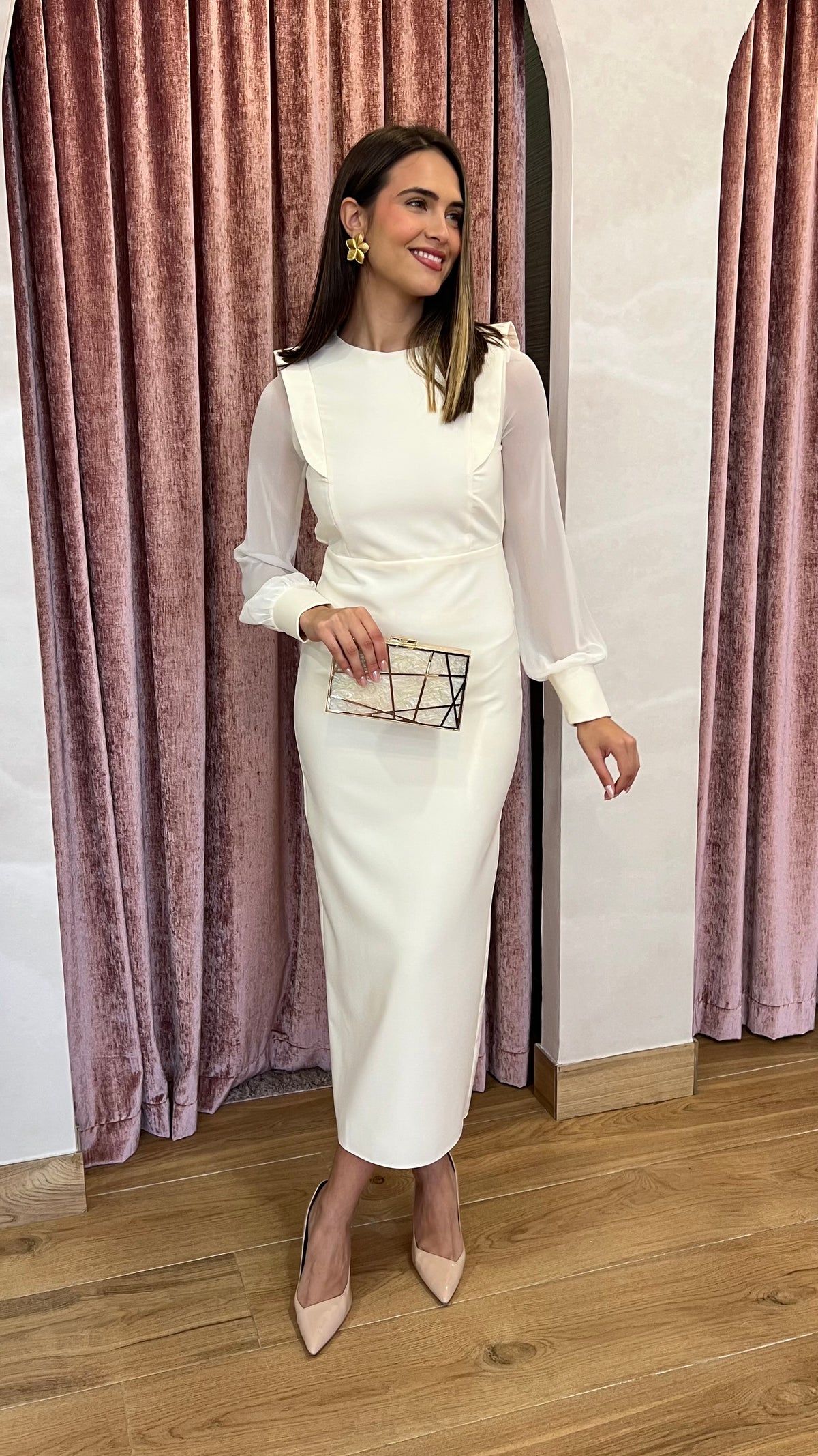 Vestido Clara Crudo “Made in Spain”