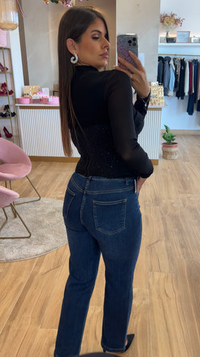 Corsé Palabra Honor Negro