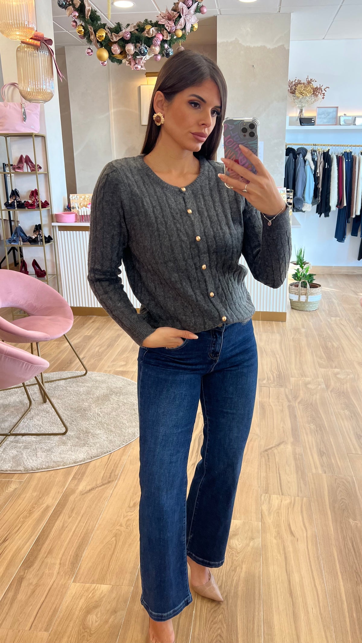 Rebeca Trenzada Gris