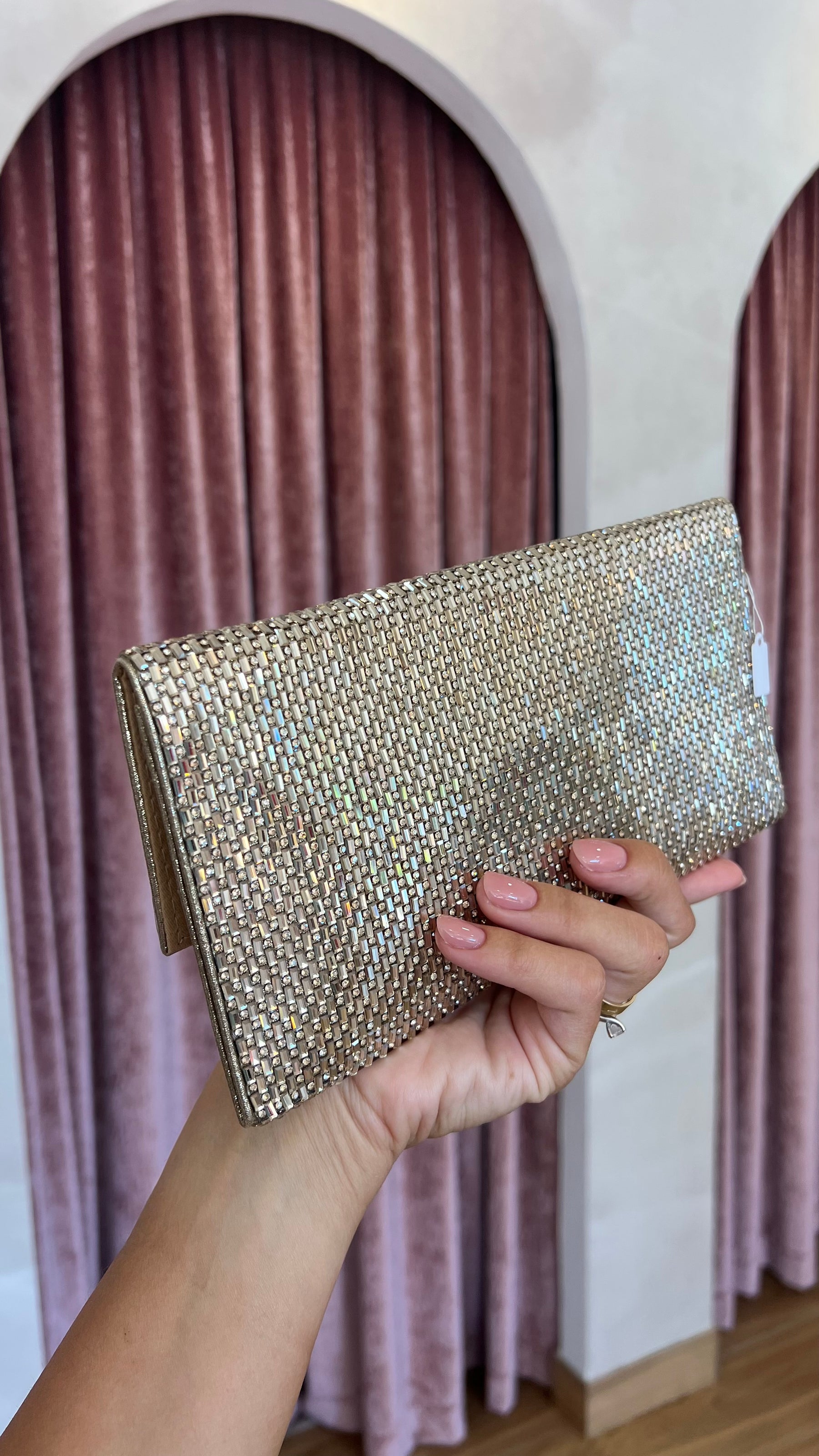 Bolso Cartera Oro
