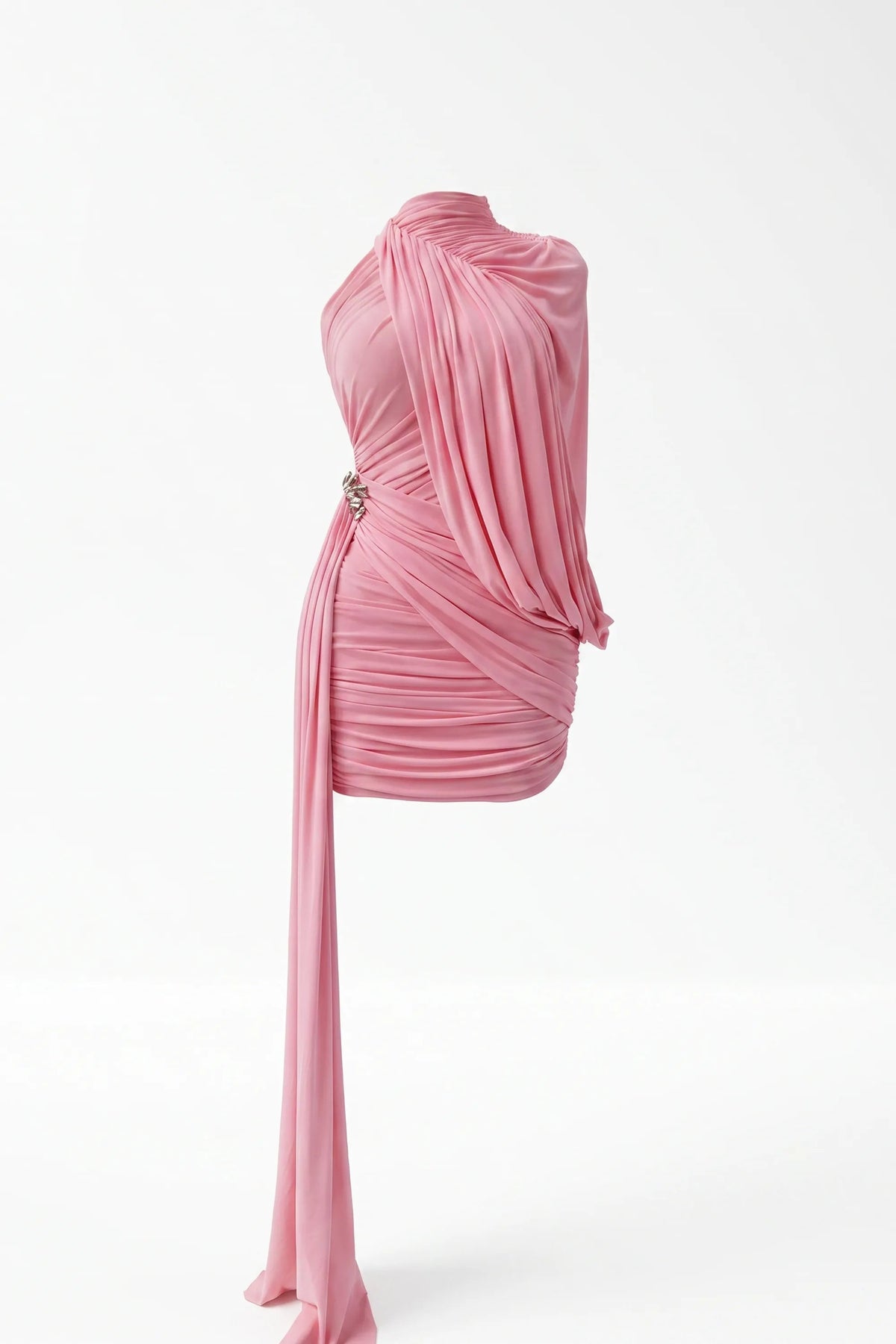 Vestido Draped Rosa