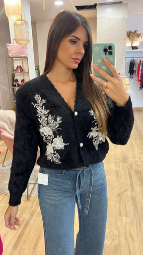 Rebeca Bordado Joya Negra