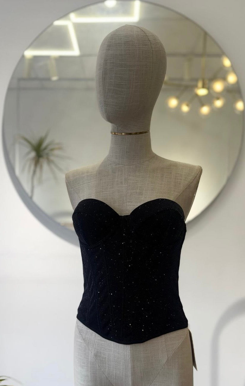 Corsé Palabra Honor Negro