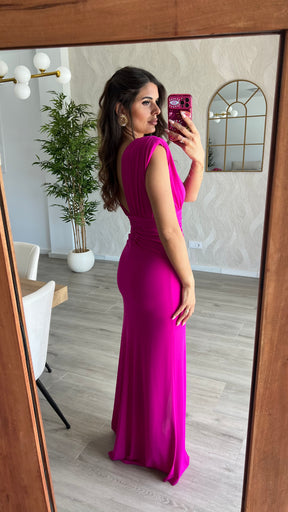 Vestido María Fucsia “Made in Spain”
