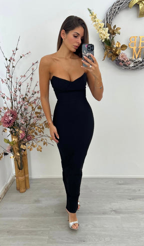 Vestido Bandage Minerva Negro