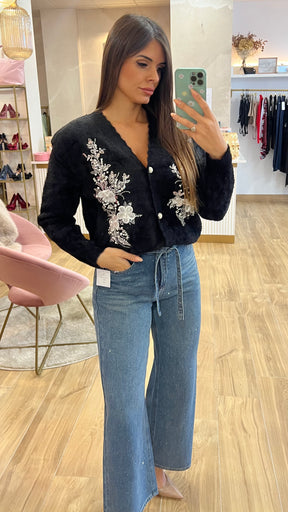 Rebeca Bordado Joya Negra