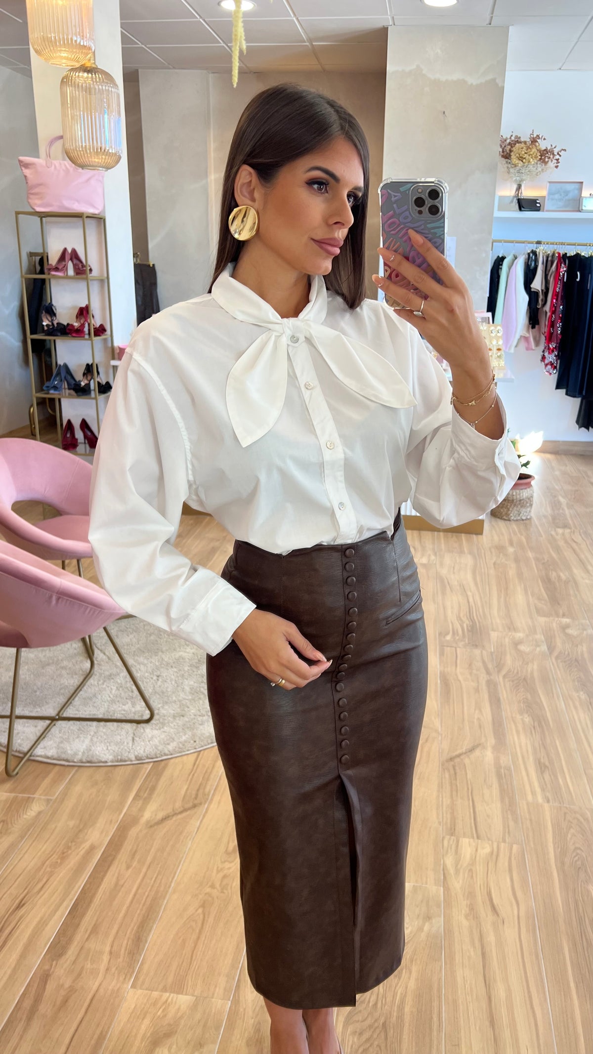 Camisa Blanca Lazada