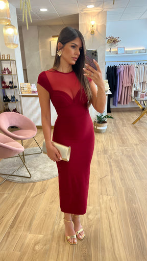 Vestido Bandage Charlotte Rojo