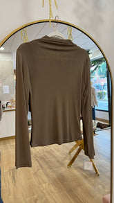 Top Cuello Perkins Oliva