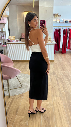 Vestido Bicolor